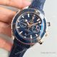 New Copy Swiss Omega Seamaster 9301 Watch Rose Gold Blue Leather (3)_th.jpg